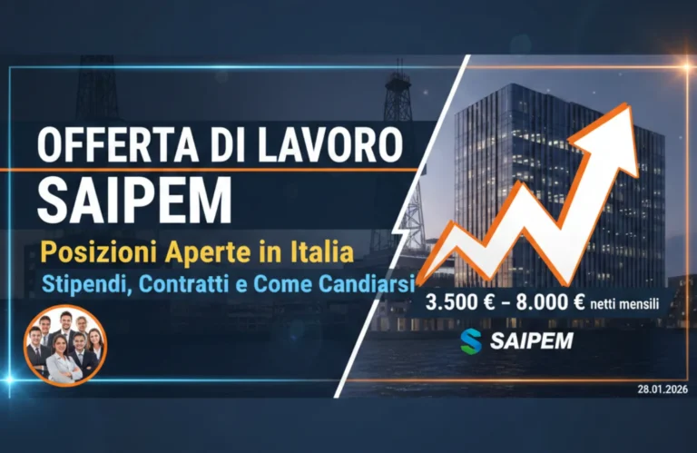 Offerta di Lavoro Saipem: Posizioni Aperte in Italia, Stipendi, Contratti e Come Candidarsi