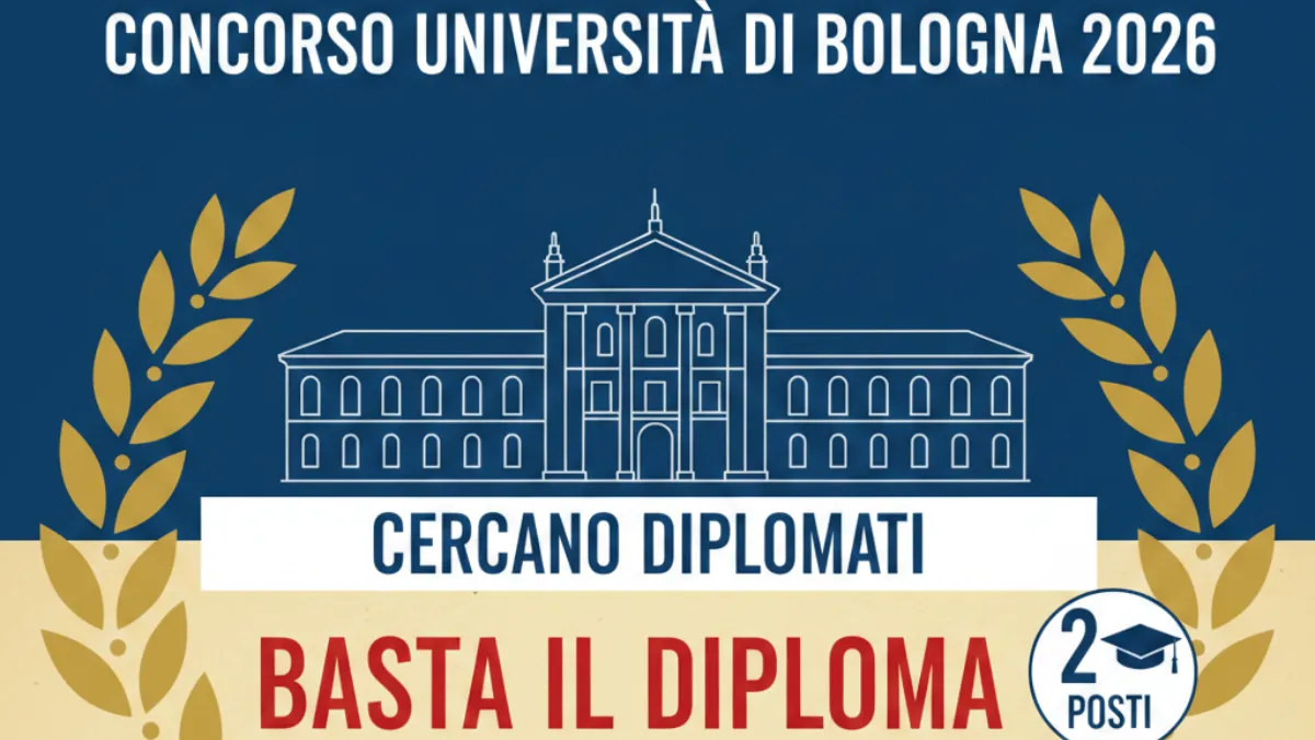 Concorso Università di Bologna 2026